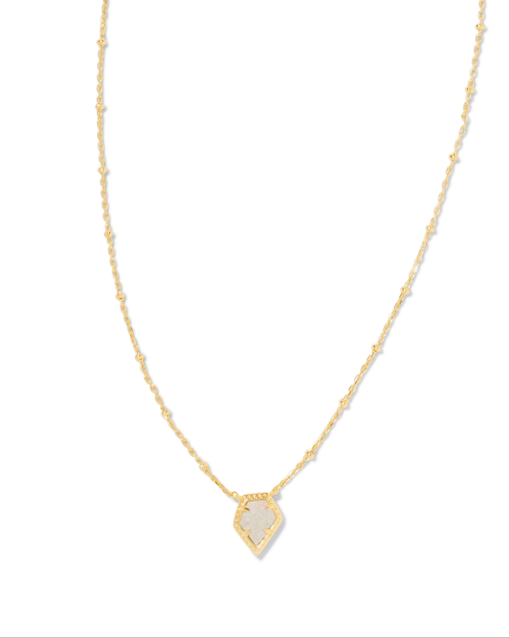 Kendra Scott Framed Tess Satellite Short Pendant Necklace - Gold