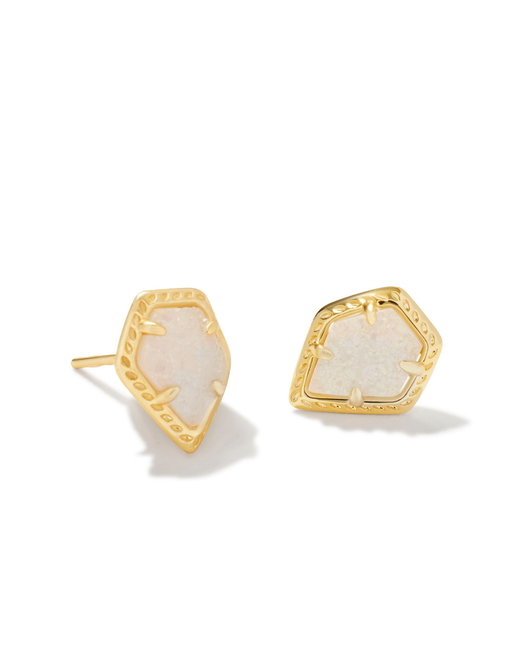 Kendra Scott Framed Tessa Stud Earrings - Gold