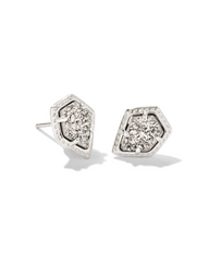 Kendra Scott Framed Tessa Stud Earrings - SIlver