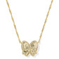 Haley Bow Short Pendant Necklace