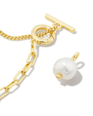 Kendra Scott Leighton Pearl Chain Necklace.