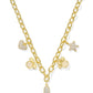 Mickey Minnie Charm Necklace