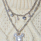 Mickey Minnie Charm Necklace