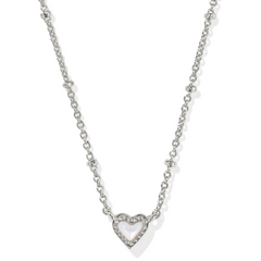 Mini Ari Heart Satellite Short Pendant Necklace