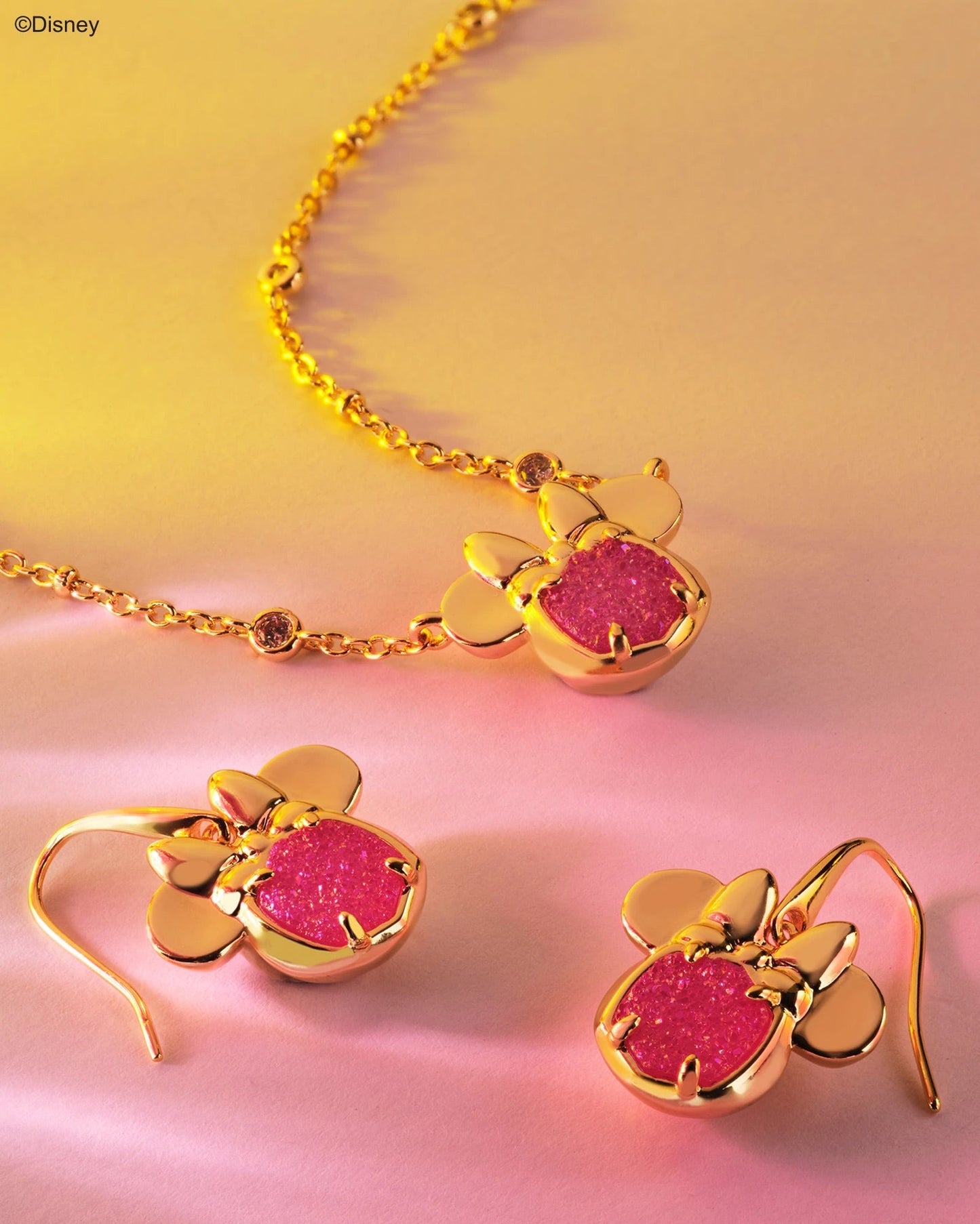 Minnie Mouse Drop Earrings