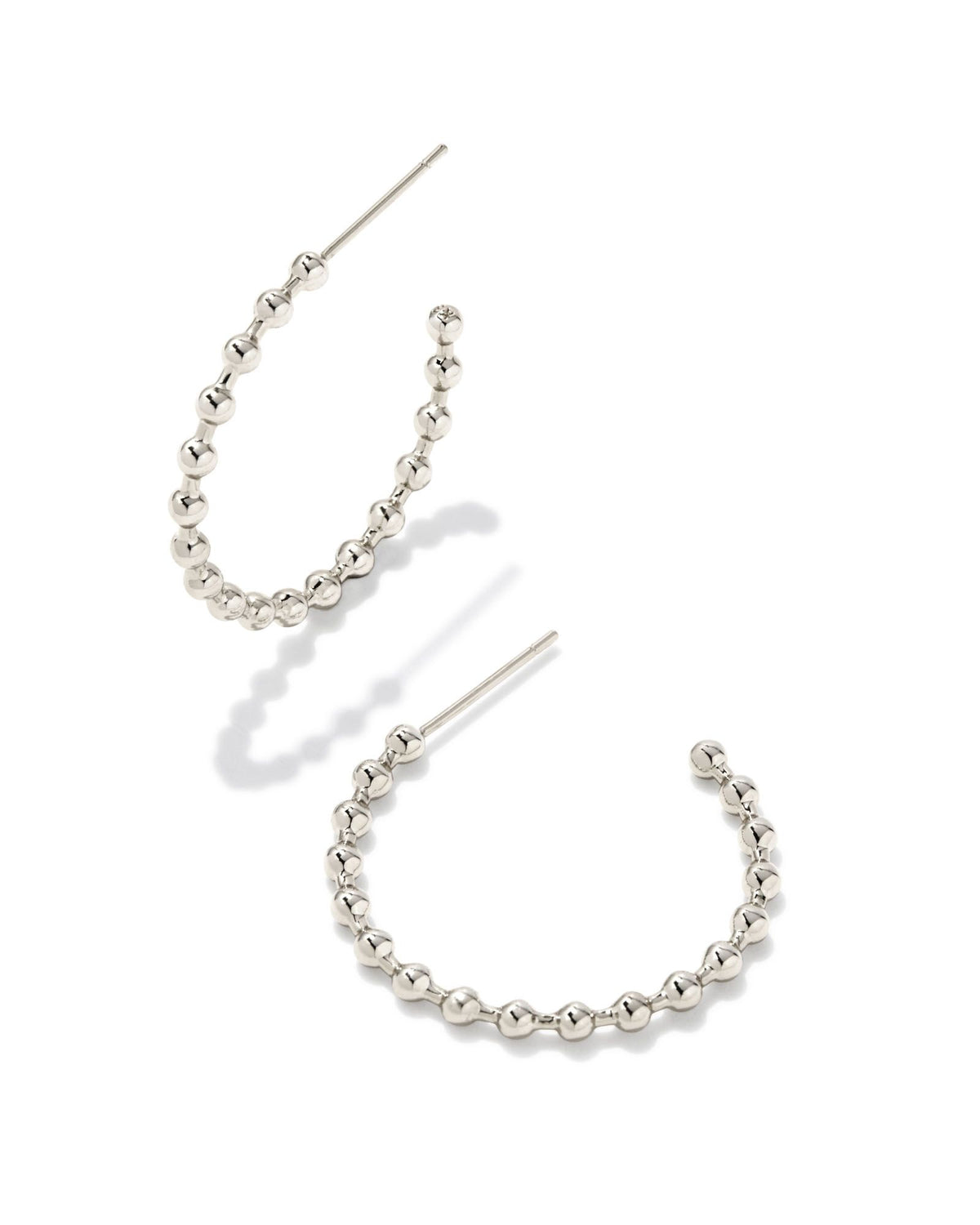 Kendra Scott Oliver Hoop Earrings - Silver