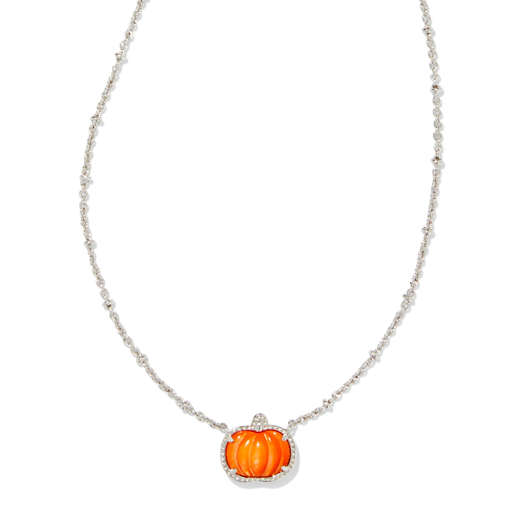 Pumpkin Short Pendant Necklace