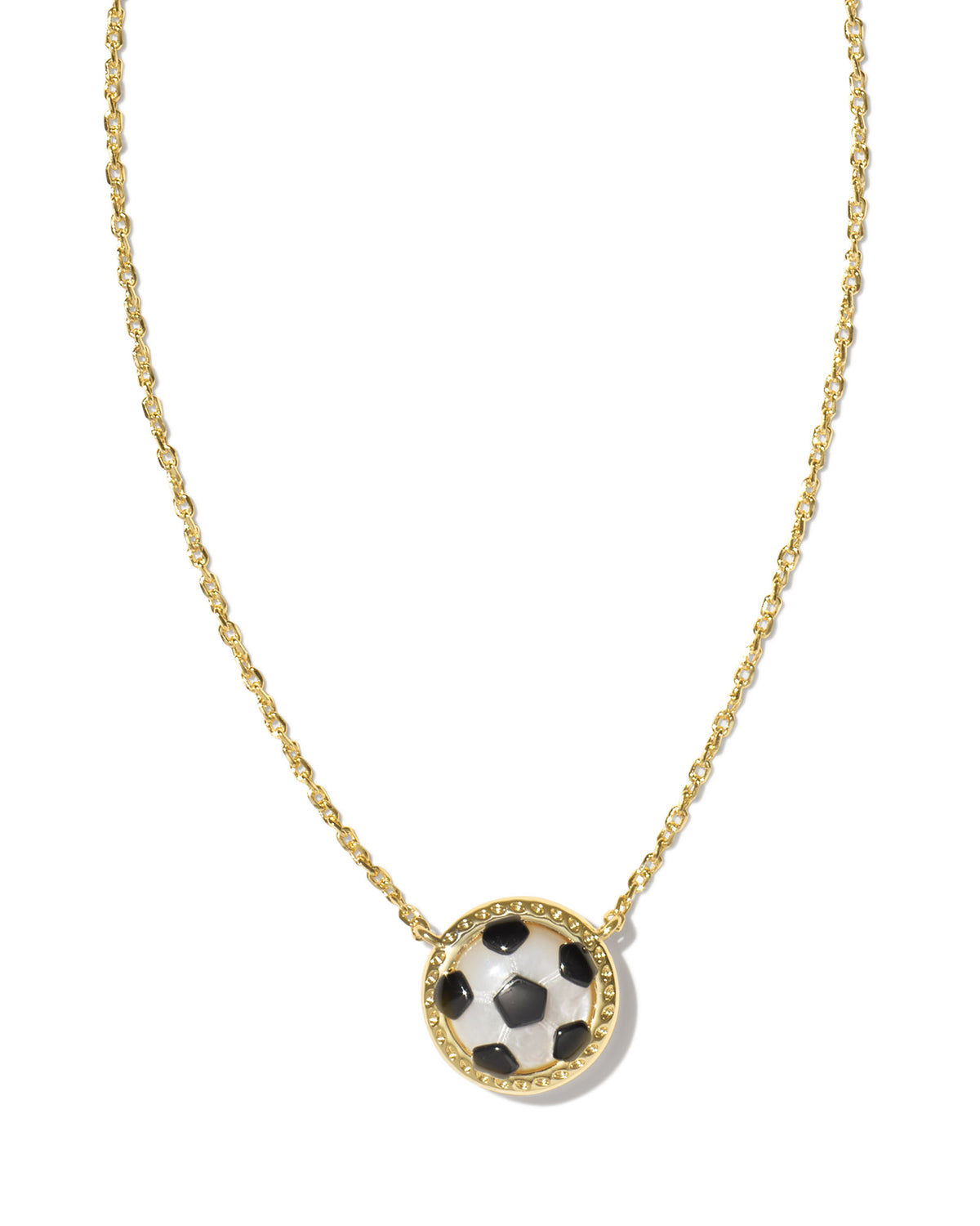 Kendra Scott Soccer Short Pendant Necklace - Gold