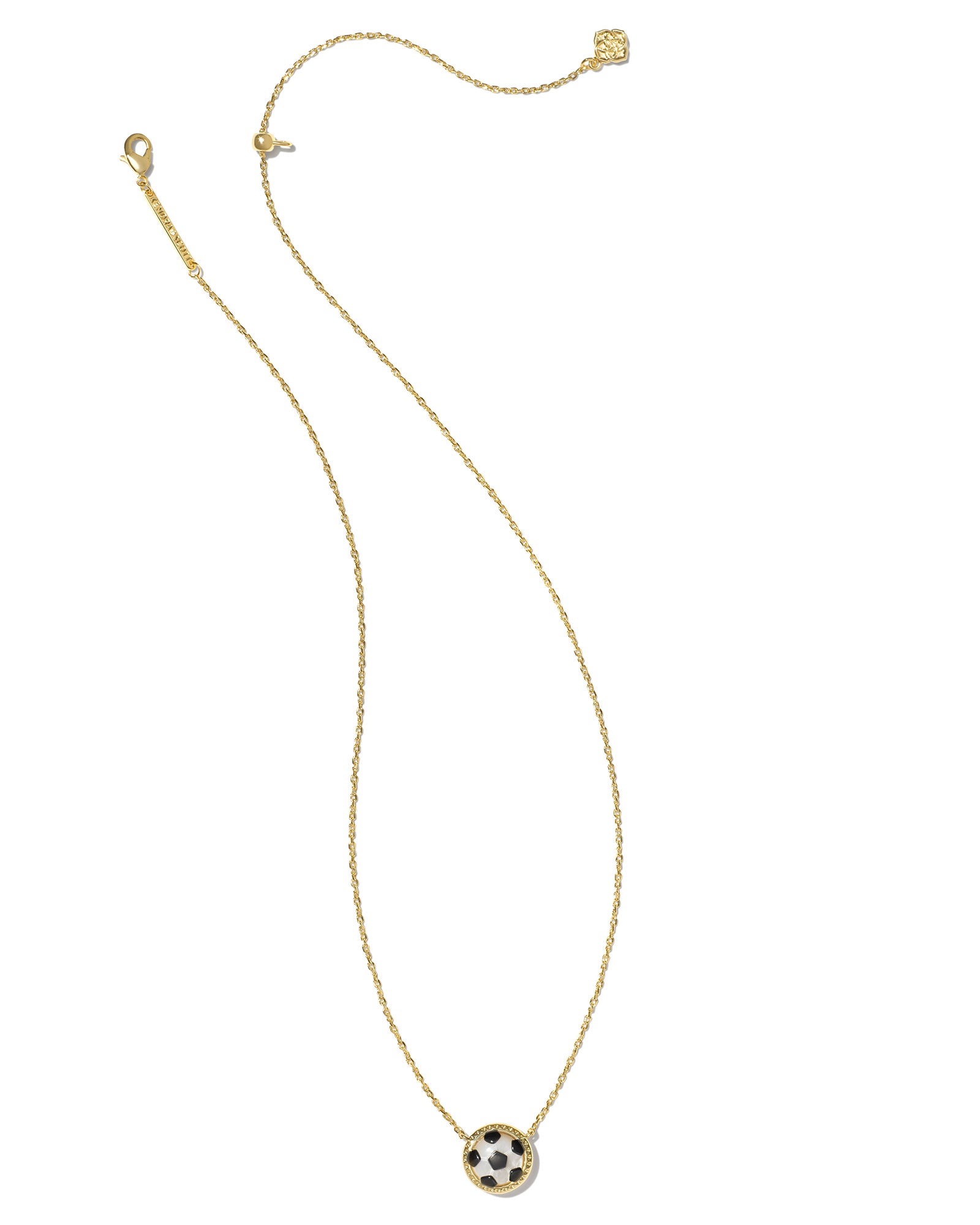 Kendra Scott Soccer Short Pendant Necklace - Gold