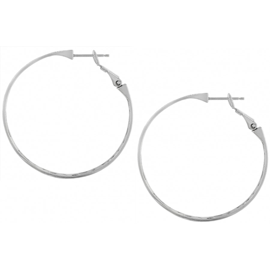 Contempo Large Hoop Earrings Side View