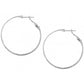 Contempo Large Hoop Earrings Side View