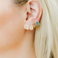 Screwback Stud Earrings - Whitney Aqua Dream