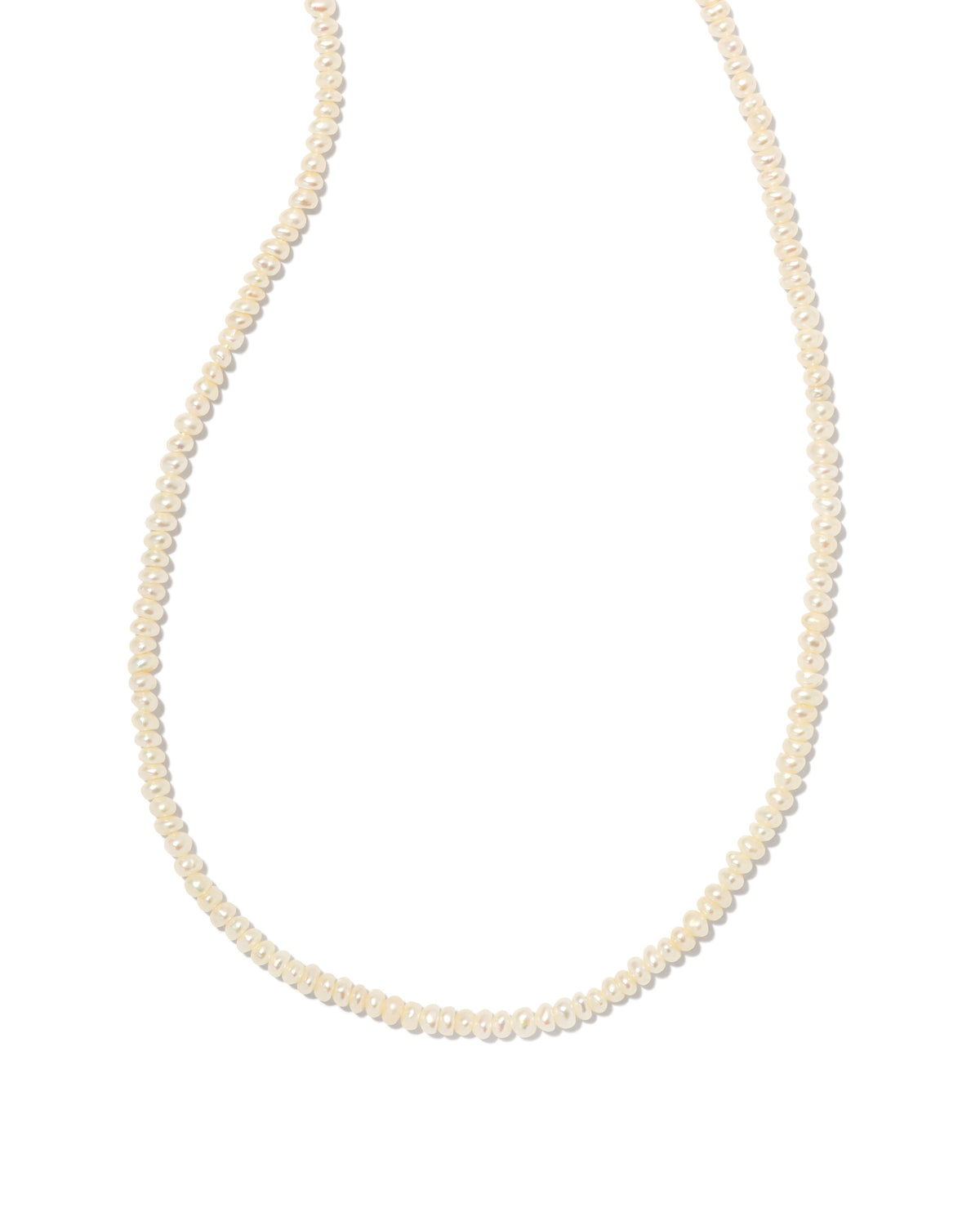 KENDRA SCOTT LOLO STRAND NECKLACE IN GOLD WHITE PEARL