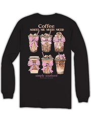Coffee Long Sleeve Tee