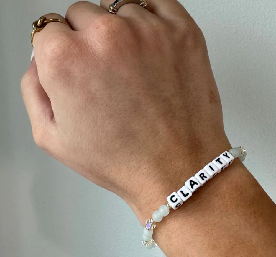 Clarity bracelet from Little Words Project.