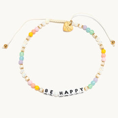Women's BE HAPPY anklet.