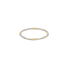 Worthy Pattern 3mm Bead Bracelet - Labradorite Front View