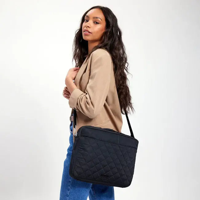 Laptop Crossbody Workstation Black Arm View