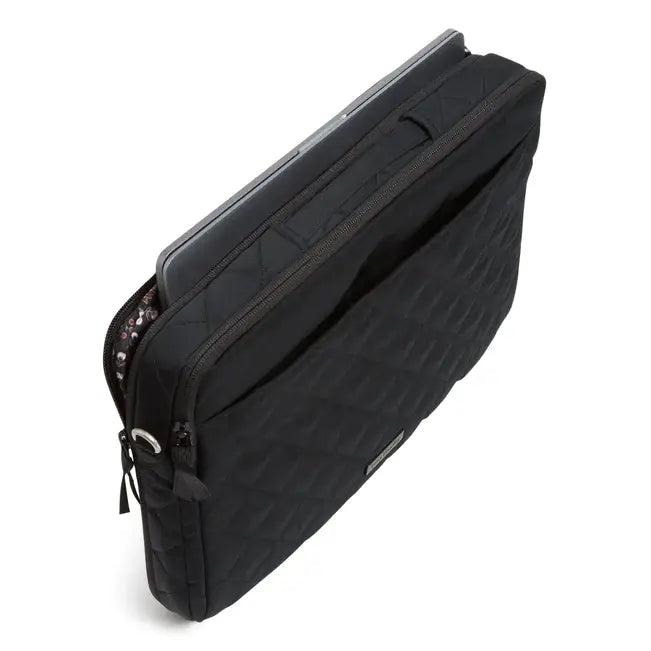 Laptop Crossbody Workstation Black Padded Laptop View