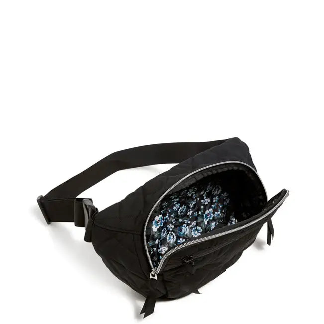 Large Belt Bag Black Pattern View