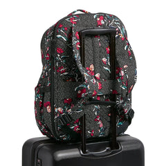 Vera Bradley Large Travel Backpack - Perennials Noir Dot