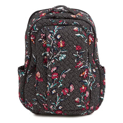 Vera Bradley Large Travel Backpack - Perennials Noir Dot