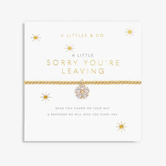 A Little Sorry You're Leaving - Gold Bracelet Card View