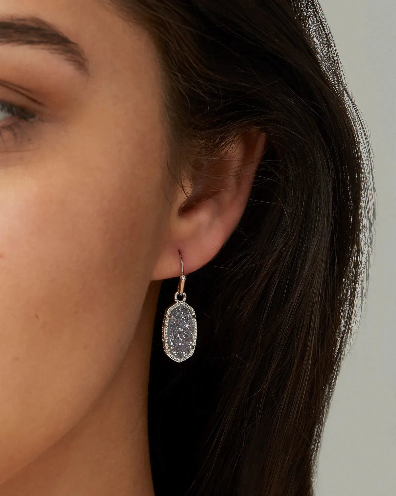 Kendra Scott Lee Silver Drop Earrings