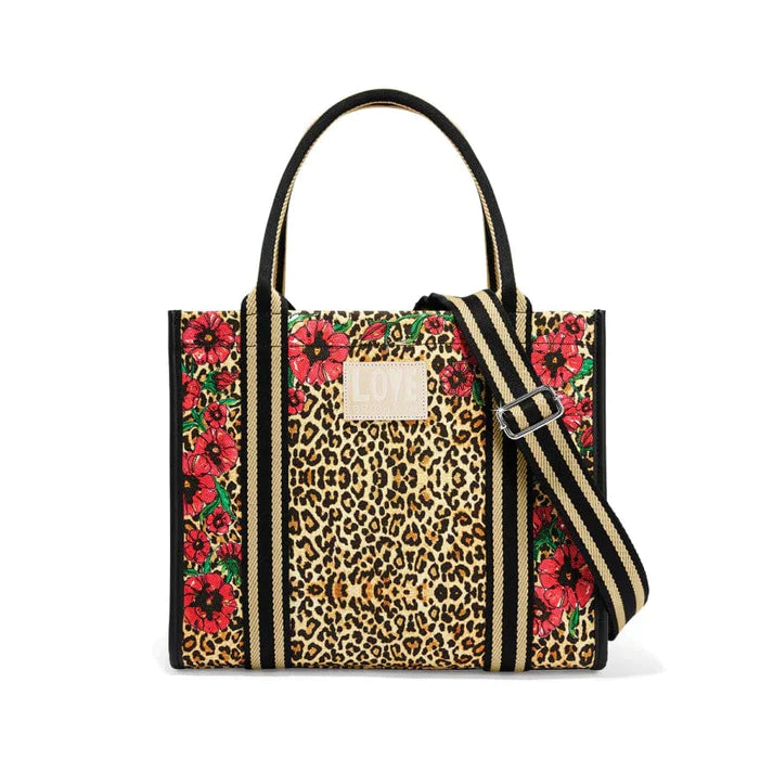 Brighton Canvas Carryall - Leopard Dynasty 