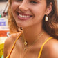 Kendra Scott Letter P Disc Pendant Necklace Gold