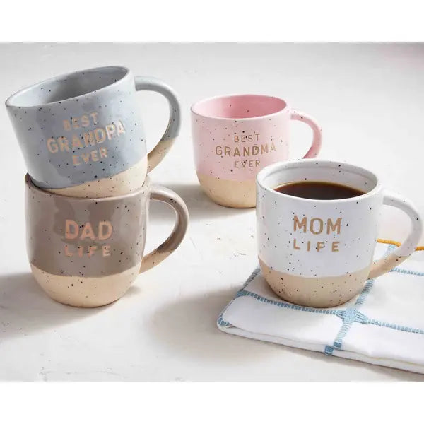 Mud Pie Dad Life Family Coffee Mug