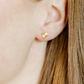 Screwback Stud Earrings - Andrea Heart