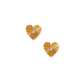 Screwback Stud Earrings - Andrea Heart