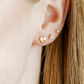 Screwback Stud Earrings - Andrea Heart