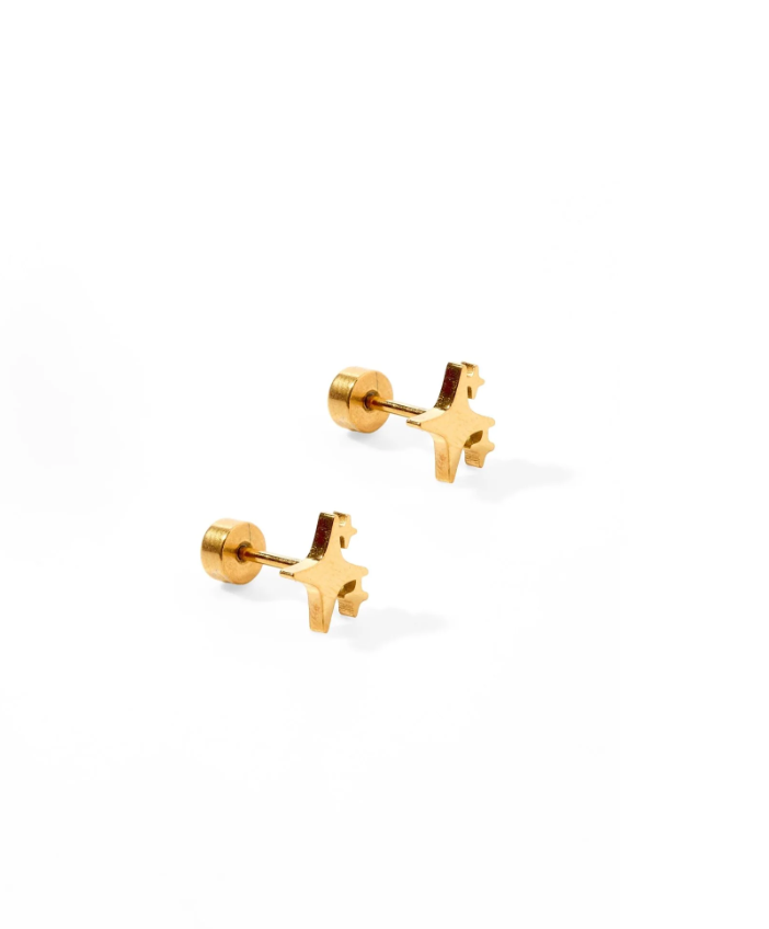 Screwback Stud Earrings - Estelle
