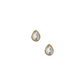 Screwback Stud Earrings - Paloma Pear Gold