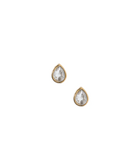 Screwback Stud Earrings - Paloma Pear Gold