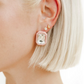 Screwback Stud Earrings - Paloma Pear Gold