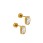 Screwback Stud Earrings - Kay Clear