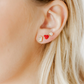 Screwback Stud Earrings - Kay Clear