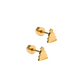 Screwback Stud Earrings - Micro Christmas Tree
