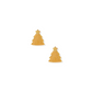 Screwback Stud Earrings - Micro Christmas Tree