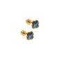 Screwback Stud Earrings - Midnight Clover