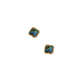 Screwback Stud Earrings - Midnight Clover