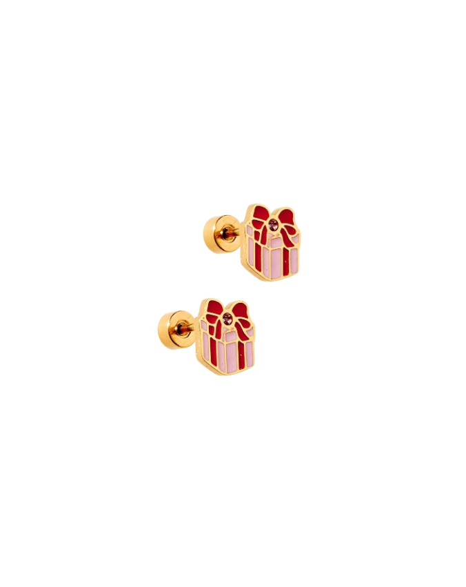 Screwback Stud Earrings - Present