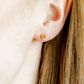 Screwback Stud Earrings - Rose Gold