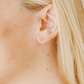 Screwback Stud Earrings - Ruby Bow