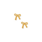 Screwback Stud Earrings - Ruby Bow