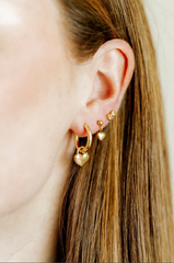 Screwback Stud - Millie (Heart)