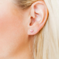 Screwback Stud Earrings - Nora Heart